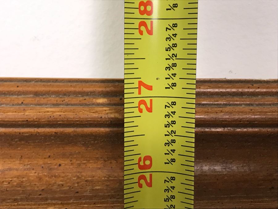 Framed Original Signed Oil Painting Of Ship At Sea Signature Illegible 31' X 27' [Photo 9]