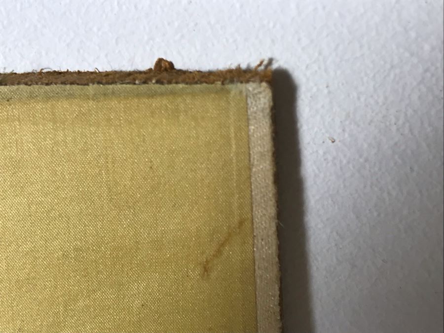 Original Chinese Silk Painting Of Red Crowned Cranes Mounted To Board 19' X 42' [Photo 13]