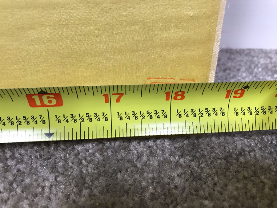 Original Chinese Silk Painting Of Red Crowned Cranes Mounted To Board 19' X 42' [Photo 17]