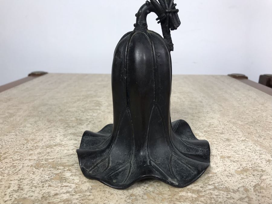 Vintage Asian Bronze Sculptural Candle Holder 16'H With Museum Id ...