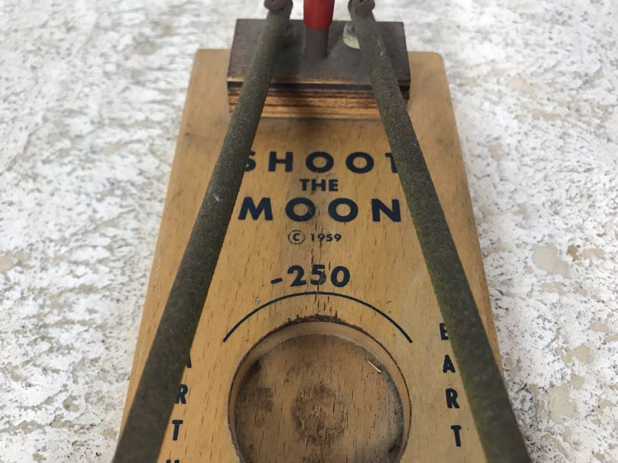 Vintage Original 1959 Shoot The Moon Space Game By Wm. F. Drucke & Sons, Grand Rapids, Michigan 19'L [Photo 8]