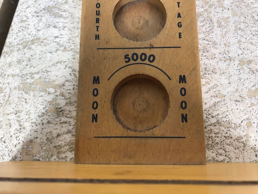 Vintage Original 1959 Shoot The Moon Space Game By Wm. F. Drucke & Sons, Grand Rapids, Michigan 19'L [Photo 11]