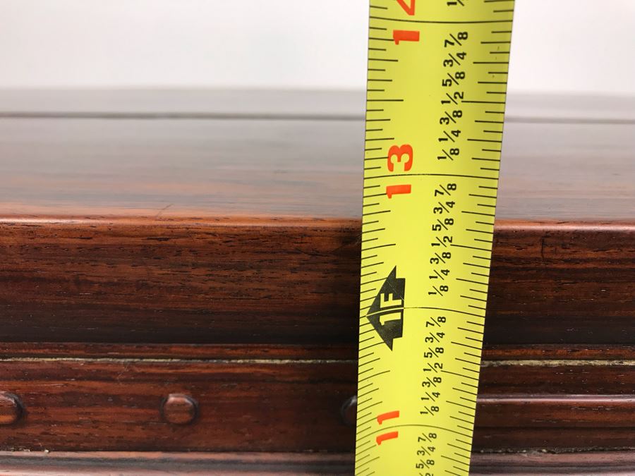 Antique Chinese Rosewood Table - Has Been Reinforced Under Table - See Photos 32'W X 19'D X 12.5'H [Photo 25]