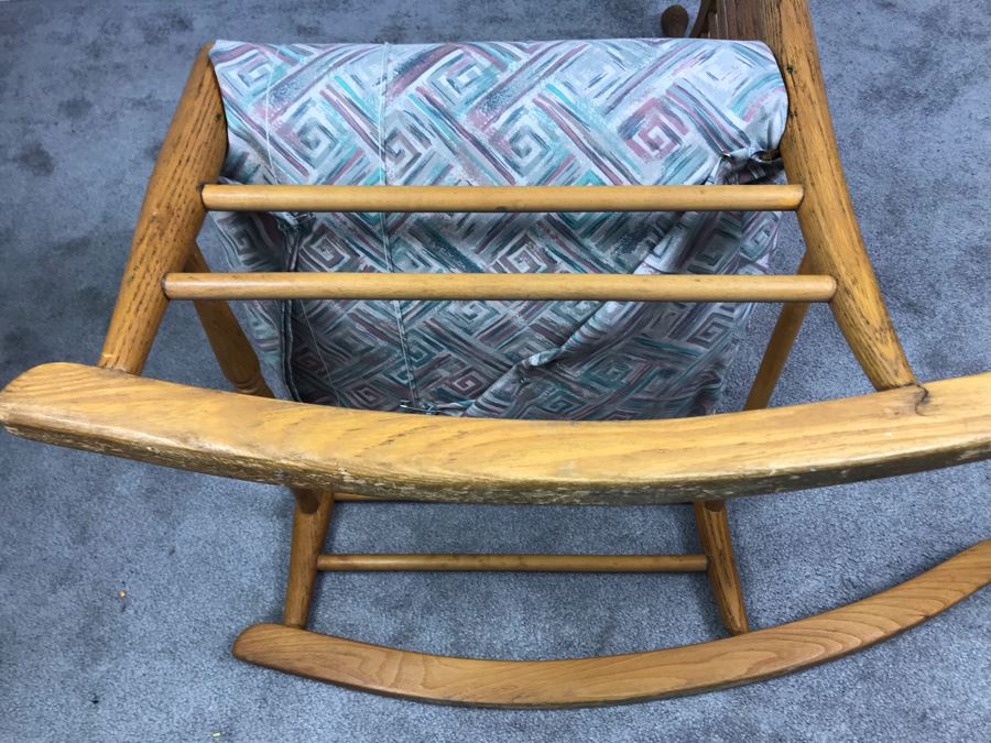 Vintage Wooden Rocking Chair [Photo 12]