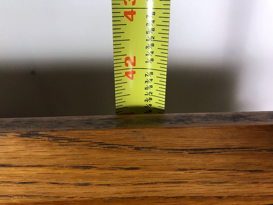 Antique Oak Cabinet With 3-Drawers 32'W X 18'D X 42'H [Photo 18]