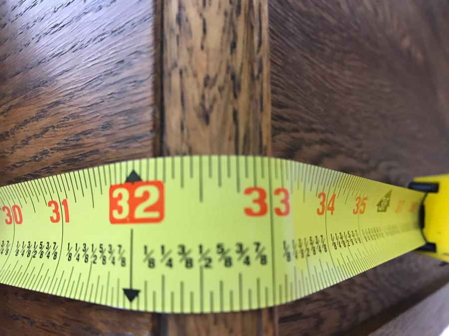 Antique Oak Cabinet With 3-Drawers 32'W X 18'D X 42'H [Photo 16]