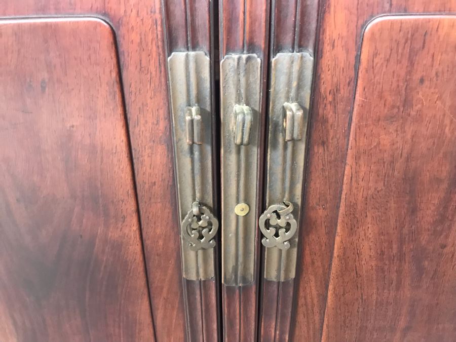 Pair Of Antique Chinese Rosewood Cabinets 35'W X 17'D X 62'H [Photo 7]