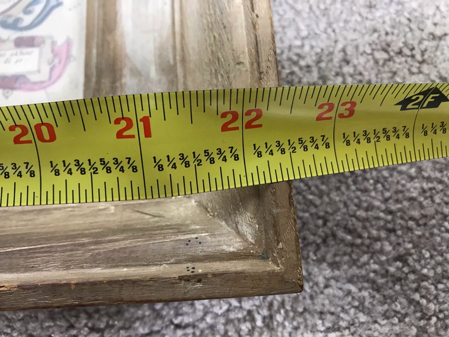 Vintage Framed Map Of Europe 22' X 19' [Photo 14]