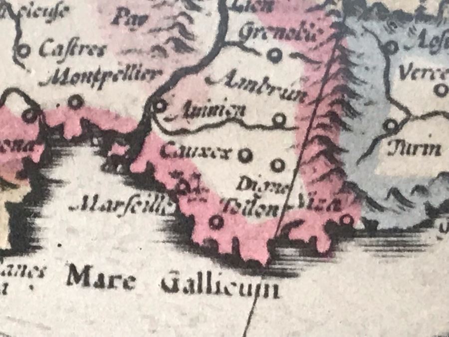 Vintage Framed Map Of Europe 22' X 19' [Photo 13]