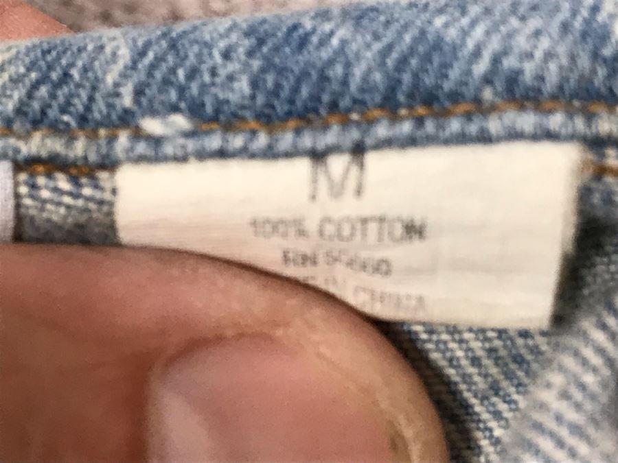 Walt Disney Mickey Mouse And Minnie Mouse Denim Jacket 'It's Party Time!' Size M [Photo 10]