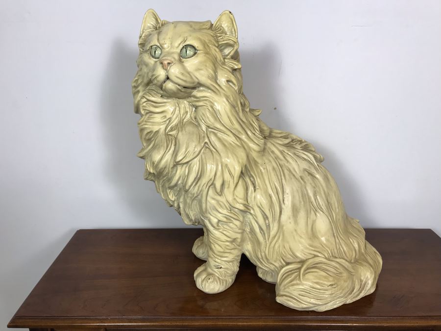 Large Handpainted Cat Statue 22'H X 20'W [Photo 2]