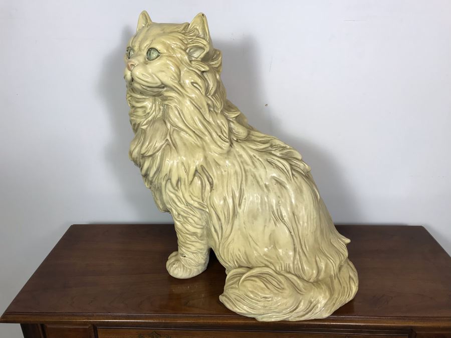 Large Handpainted Cat Statue 22'H X 20'W [Photo 5]