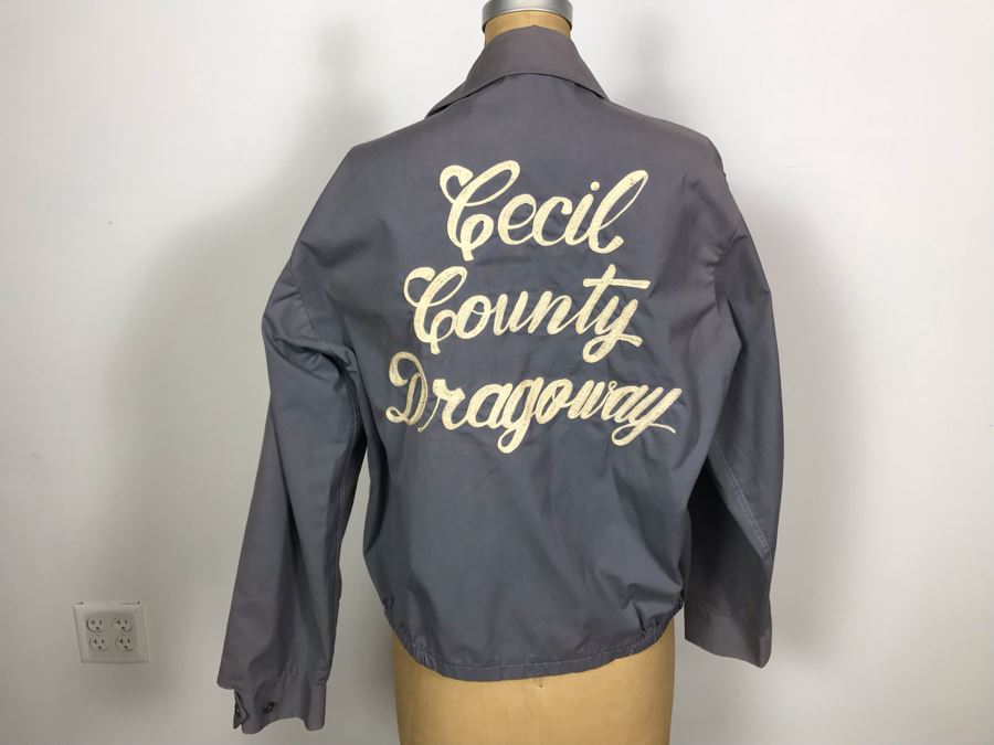 Vintage Cecil County Dragway Jacket Size M [Photo 3]