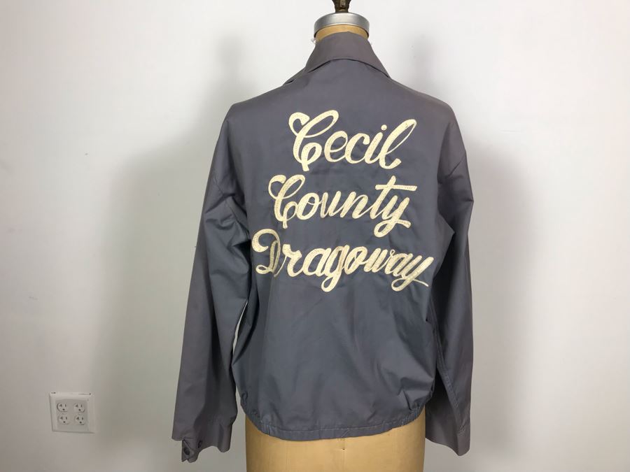 Vintage Cecil County Dragway Jacket Size M [Photo 2]