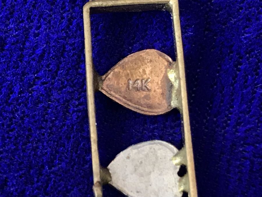 14K Gold Bracelet Decorated With Hearts Made In Italy - Clasp Needs Repair 8.8g [Photo 11]