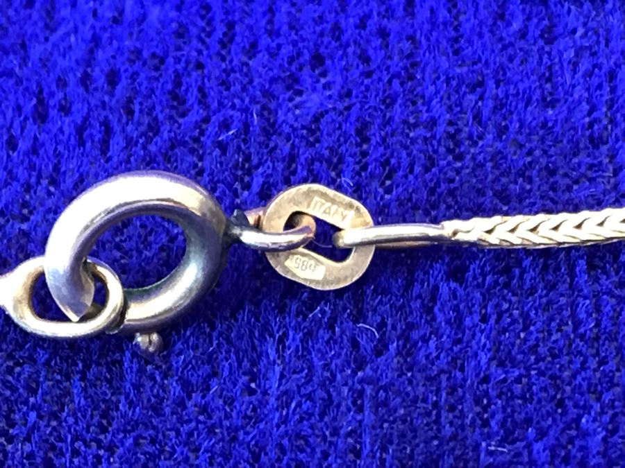 14K Gold Torah Scroll Pendant With 14K Gold Italy Neckalce 5.8g [Photo 6]