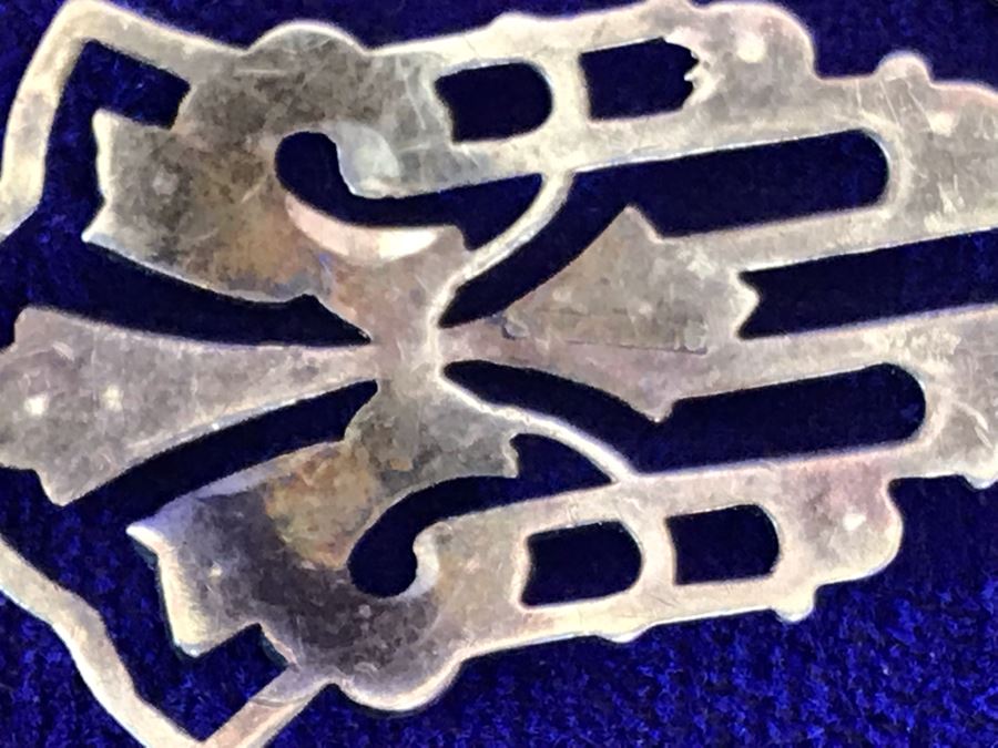 Vintage Sterling Silver Pendant Necklace 4.3g [Photo 9]