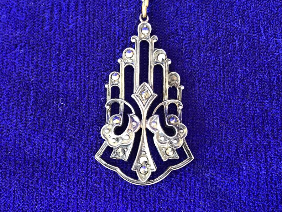 Vintage Sterling Silver Pendant Necklace 4.3g [Photo 6]