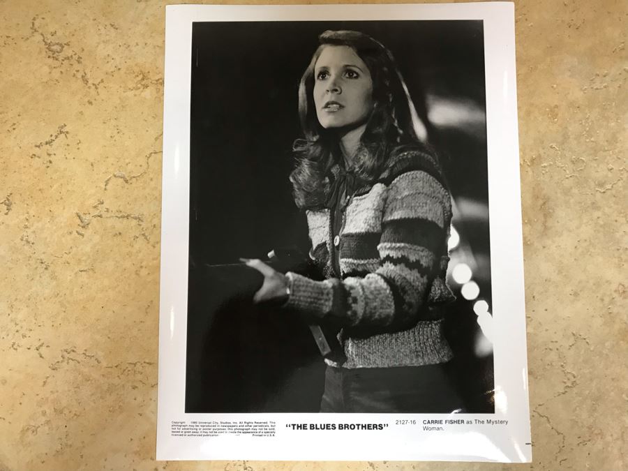 Vintage 1980 The Blues Brothers Movie Memorabilia 8 X 10 Photo Carrie Fisher