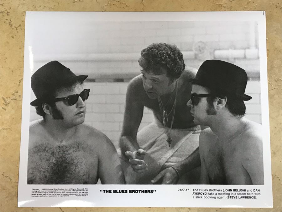 Vintage 1980 The Blues Brothers Movie Memorabilia 8 X 10 Photo John Belushi And Dan Aykroyd