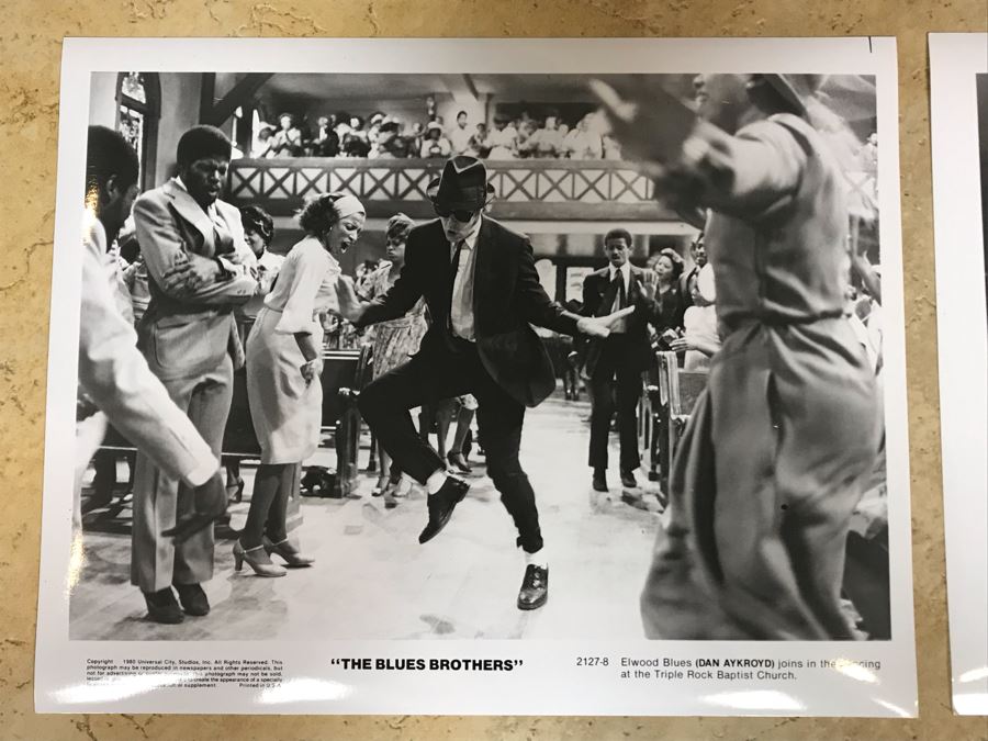 (2) Vintage 1980 The Blues Brothers Movie Memorabilia 8 X 10 Photos Dan Aykroyd [Photo 2]