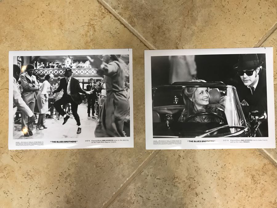 (2) Vintage 1980 The Blues Brothers Movie Memorabilia 8 X 10 Photos Dan Aykroyd [Photo 1]