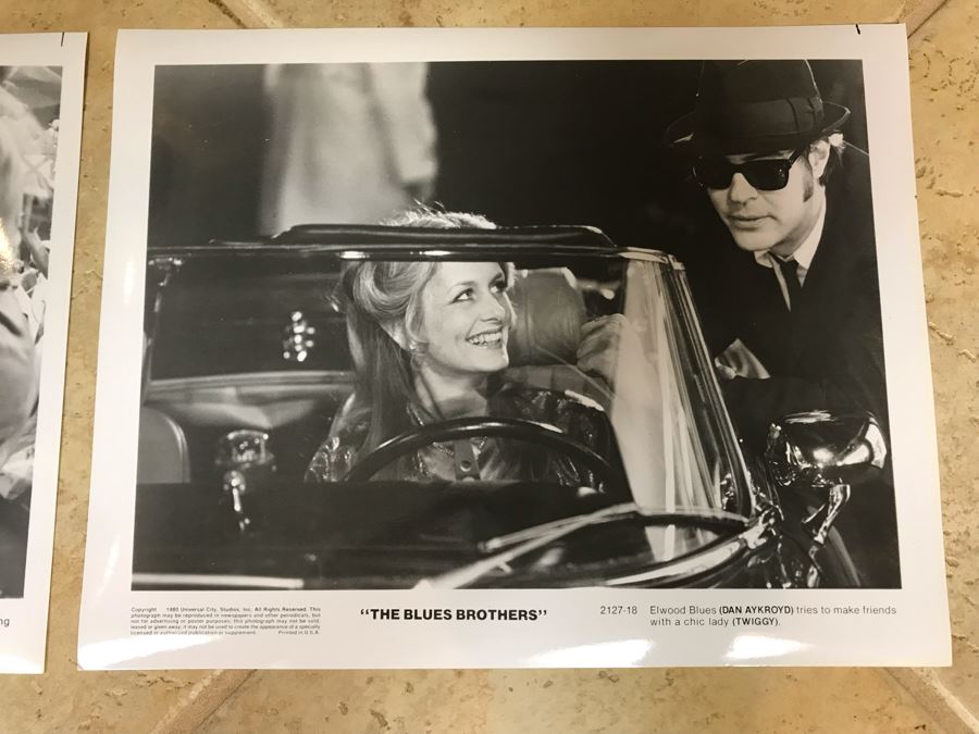 (2) Vintage 1980 The Blues Brothers Movie Memorabilia 8 X 10 Photos Dan Aykroyd [Photo 6]