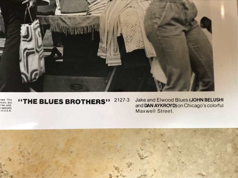 Vintage 1980 The Blues Brothers Movie Memorabilia 8 X 10 Photo John Belushi And Dan Aykroyd [Photo 5]