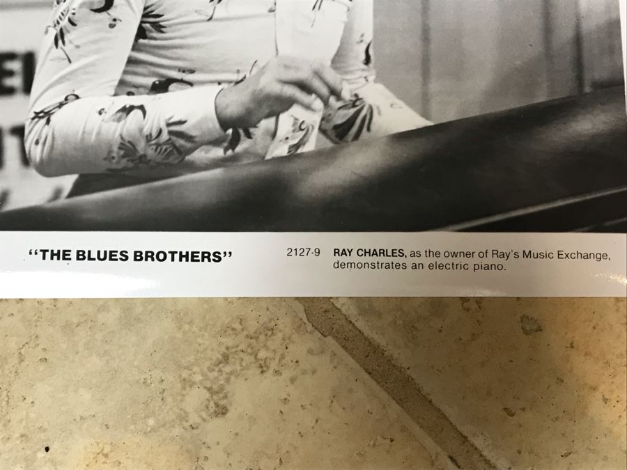 (2) Vintage 1980 The Blues Brothers Movie Memorabilia 8 X 10 Photos Ray Charles [Photo 10]