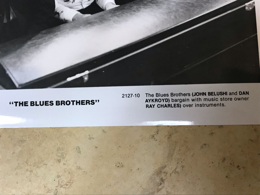 (2) Vintage 1980 The Blues Brothers Movie Memorabilia 8 X 10 Photos Ray Charles [Photo 5]