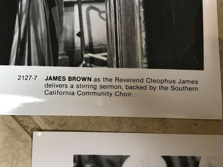 (3) Vintage 1980 The Blues Brothers Movie Memorabilia 8 X 10 Photos James Brown [Photo 6]