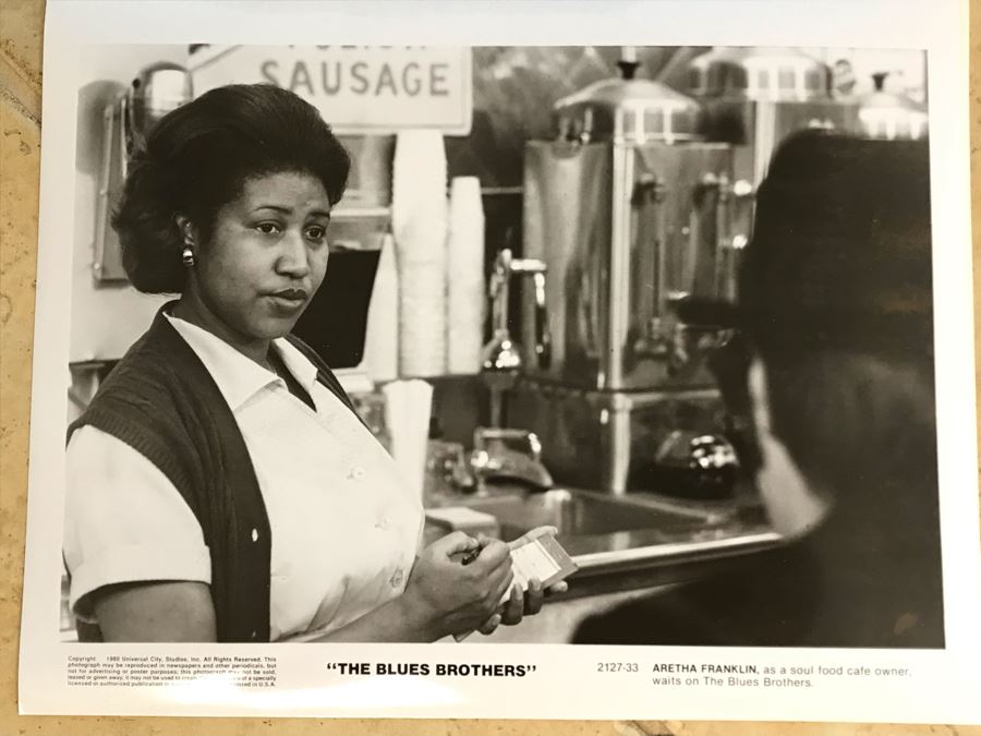 (3) Vintage 1980 The Blues Brothers Movie Memorabilia 8 X 10 Photos Aretha Franklin [Photo 11]