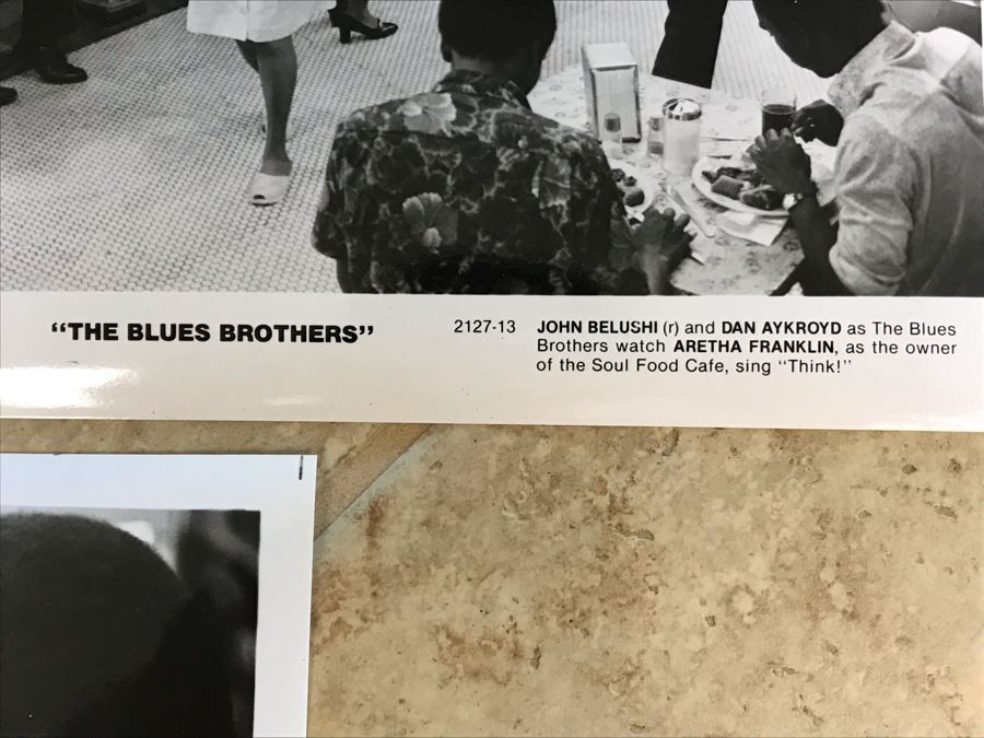 (3) Vintage 1980 The Blues Brothers Movie Memorabilia 8 X 10 Photos Aretha Franklin [Photo 9]
