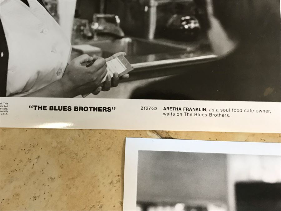 (3) Vintage 1980 The Blues Brothers Movie Memorabilia 8 X 10 Photos Aretha Franklin [Photo 13]
