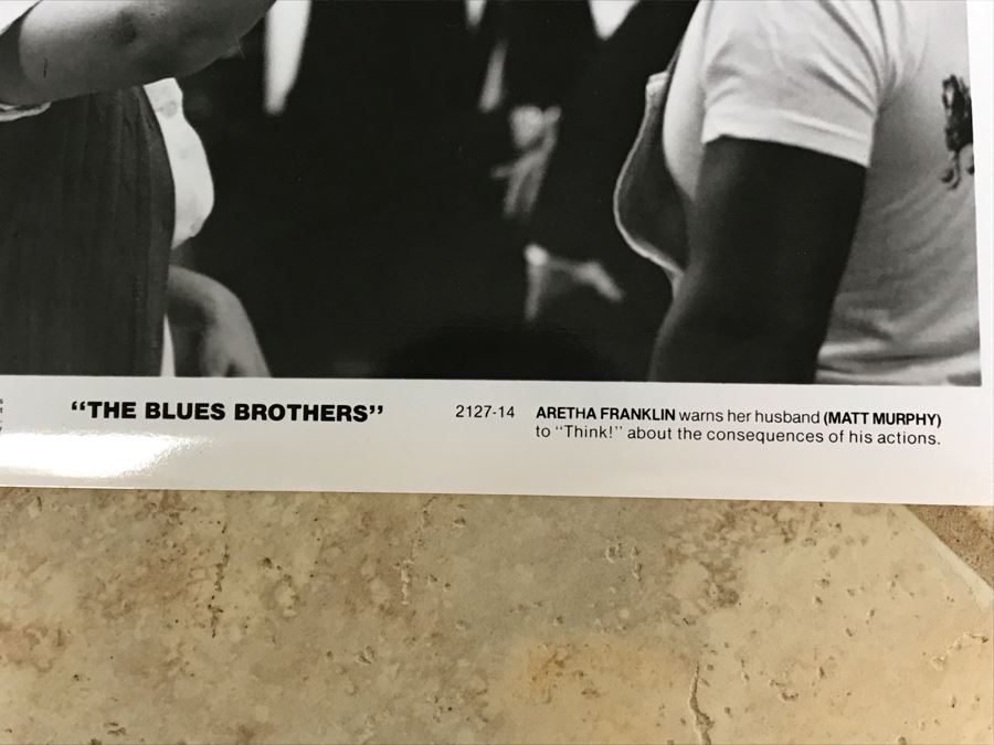 (3) Vintage 1980 The Blues Brothers Movie Memorabilia 8 X 10 Photos Aretha Franklin [Photo 4]