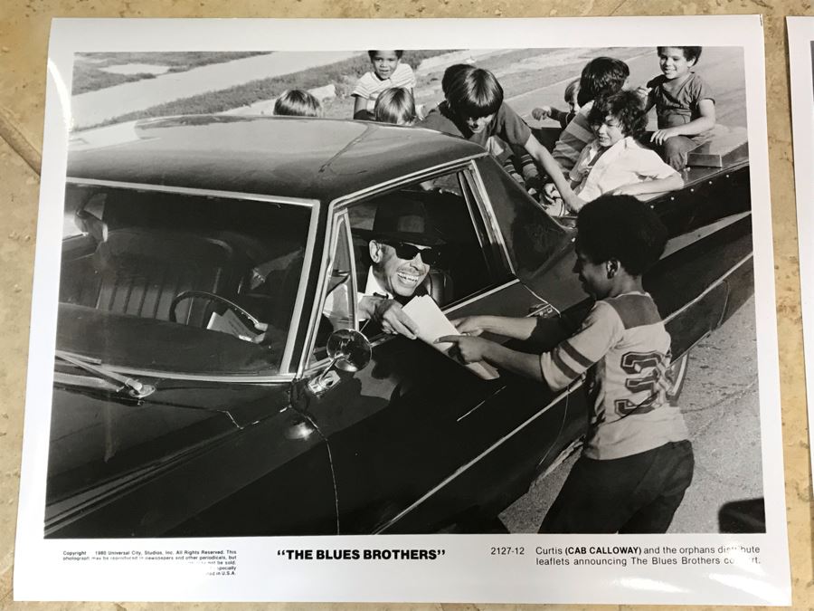 (3) Vintage 1980 The Blues Brothers Movie Memorabilia 8 X 10 Photos Cab Calloway [Photo 2]