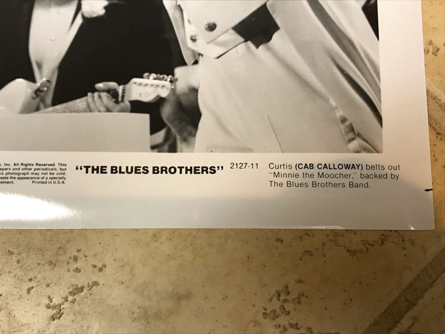 (3) Vintage 1980 The Blues Brothers Movie Memorabilia 8 X 10 Photos Cab Calloway [Photo 11]
