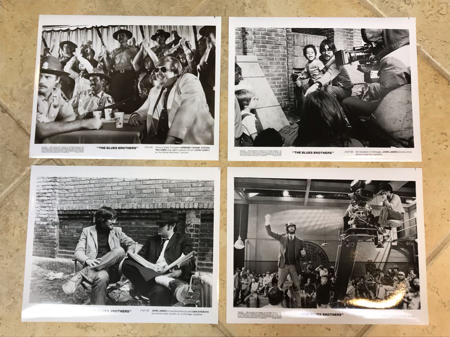 (4) Vintage 1980 The Blues Brothers Movie Memorabilia 8 X 10 Photos [Photo 2]