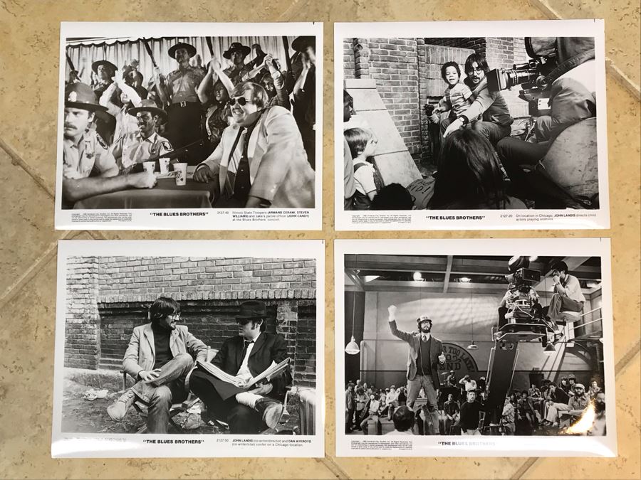 (4) Vintage 1980 The Blues Brothers Movie Memorabilia 8 X 10 Photos [Photo 3]