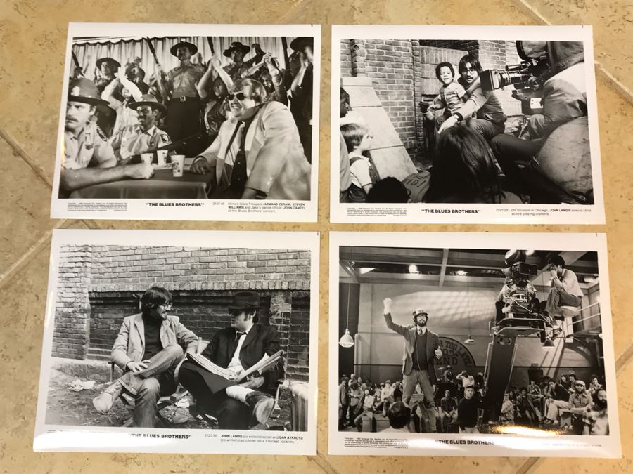 (4) Vintage 1980 The Blues Brothers Movie Memorabilia 8 X 10 Photos [Photo 1]