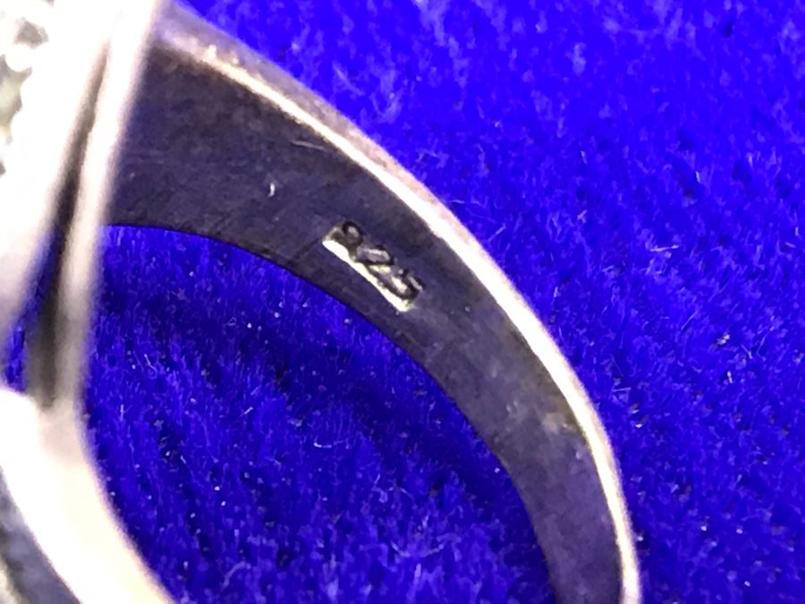 Vintage Signed Sterling Silver Ring 7g Size 8.25 [Photo 7]
