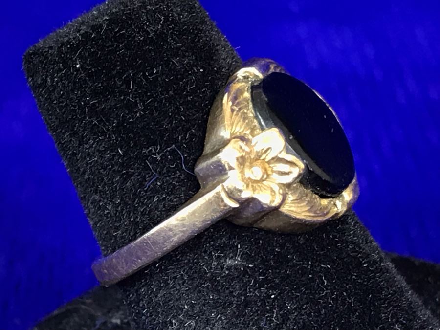 Vintage 10K Gold Ring 2.8g Size 6.5 [Photo 3]
