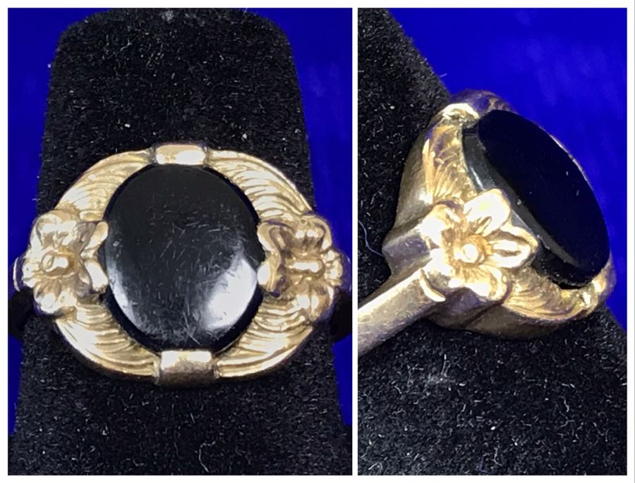 Vintage 10K Gold Ring 2.8g Size 6.5 [Photo 1]