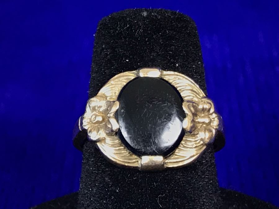 Vintage 10K Gold Ring 2.8g Size 6.5 [Photo 2]