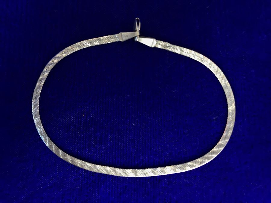 14K Gold Chain Bracelet Italy AH 2.2g [Photo 3]