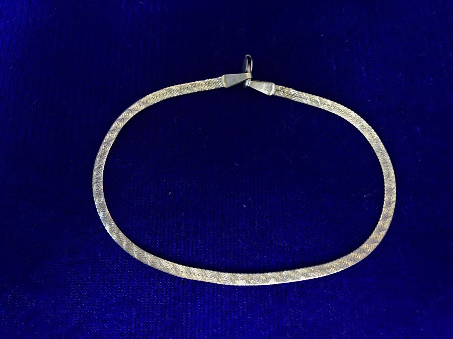 14K Gold Chain Bracelet Italy AH 2.2g [Photo 4]
