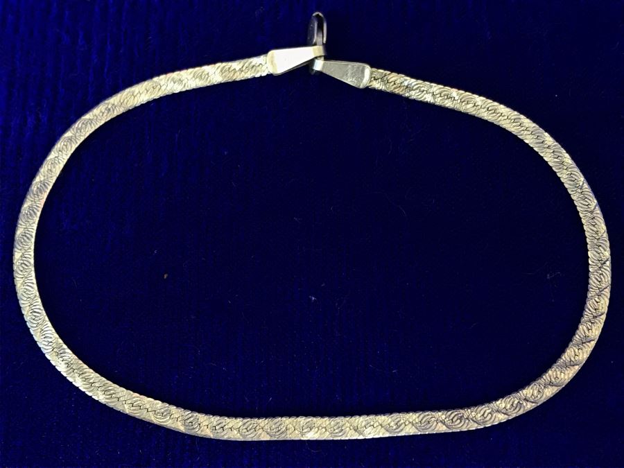 14K Gold Chain Bracelet Italy AH 2.2g [Photo 2]