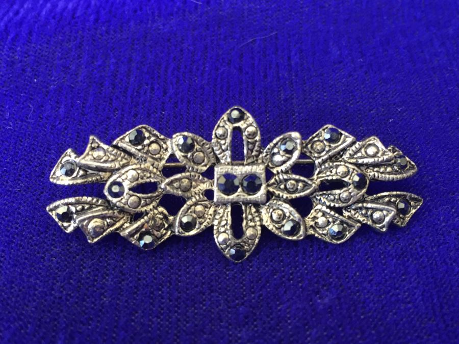 Vintage Sterling Silver Brooch Pin 6.1g [Photo 2]