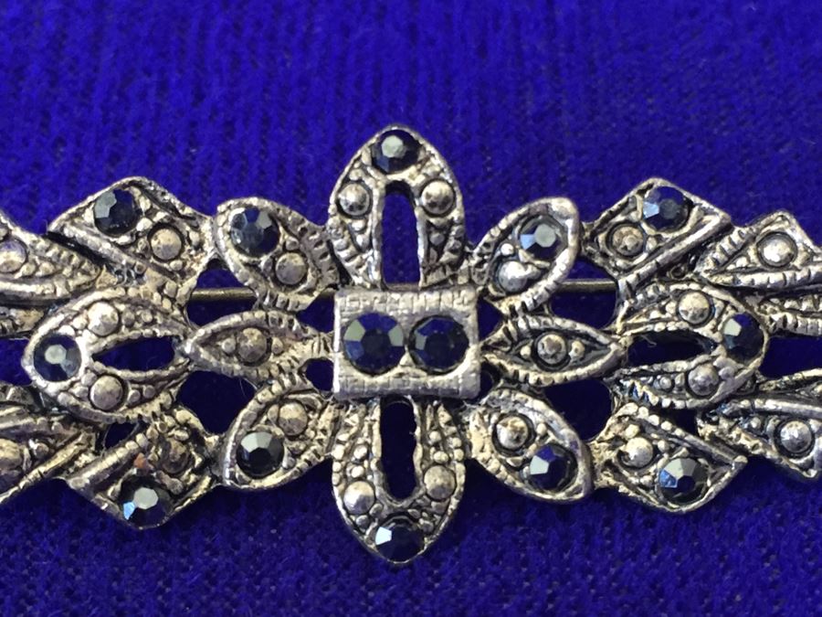 Vintage Sterling Silver Brooch Pin 6.1g [Photo 3]