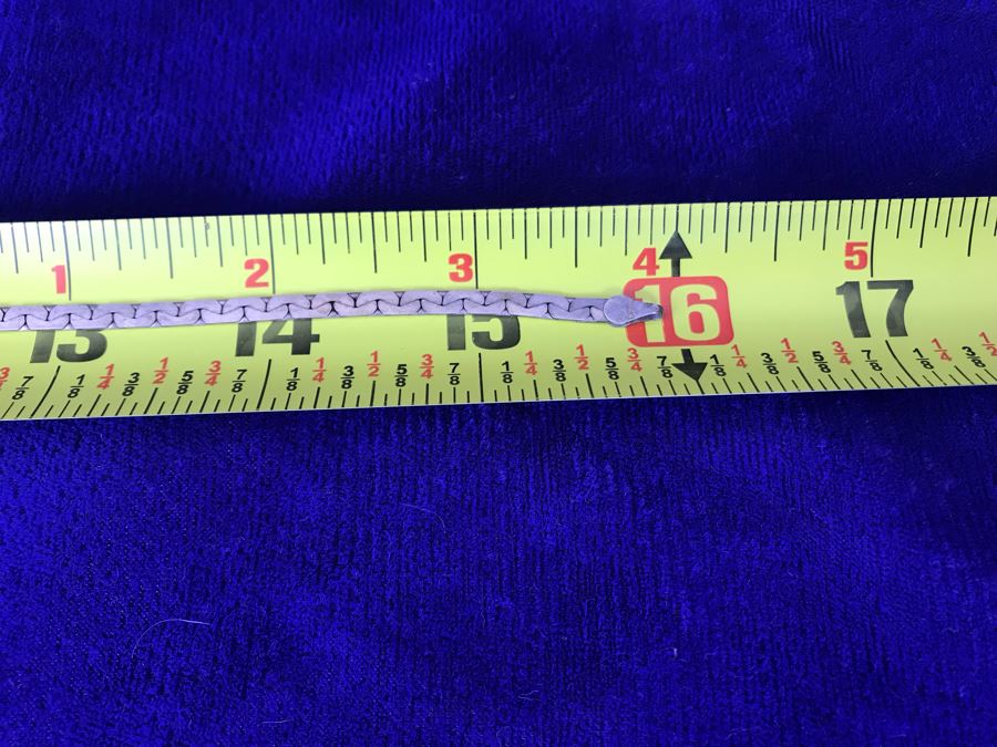 Vintage Sterling Silver 16' Chain Necklace 10.4g [Photo 5]